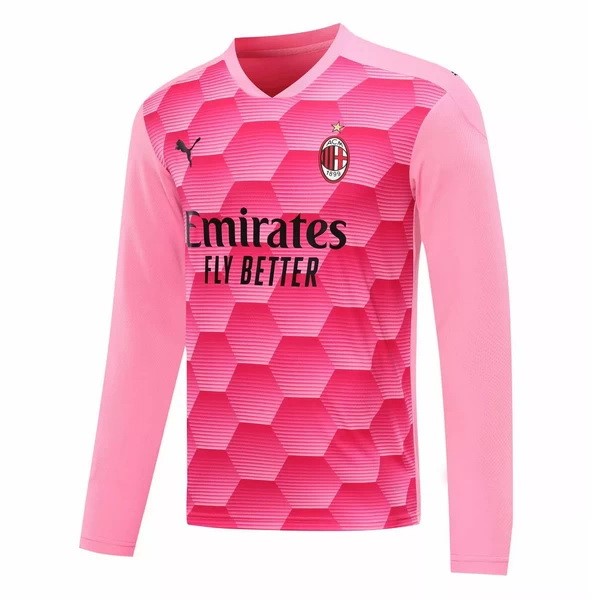 Camiseta AC Milan ML Portero 2020 2021 Rosa